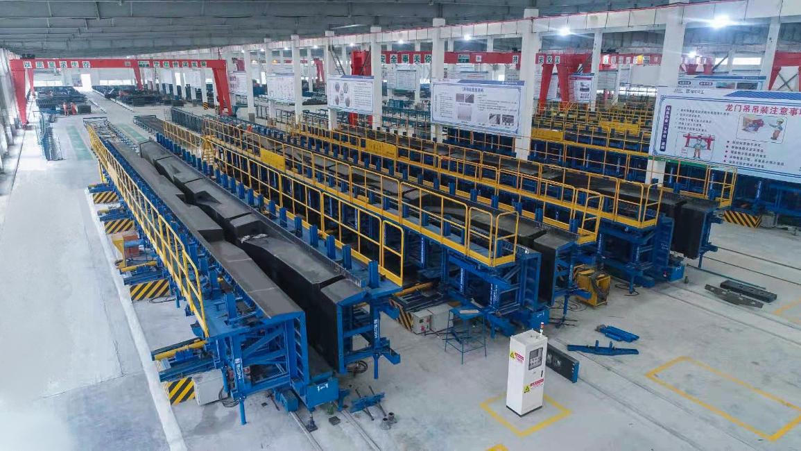 智能橋梁構件預制生產線